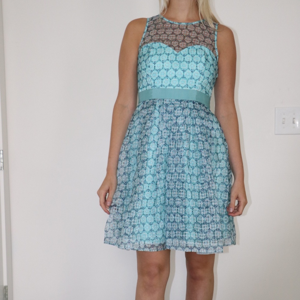 Turquoise Anthropologie Dress - Size 4 - NWT